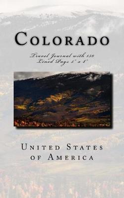 Book cover for Colorado United States of America Travel Journal