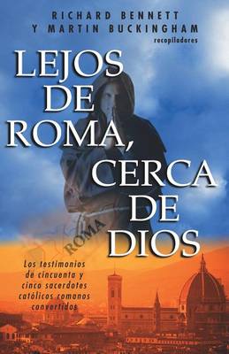 Book cover for Lejos de Roma Cerca de Dios