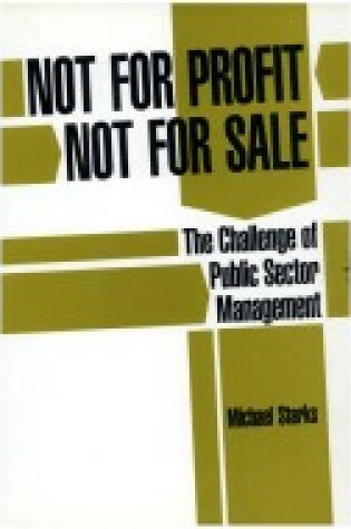 Cover of Not for Profit