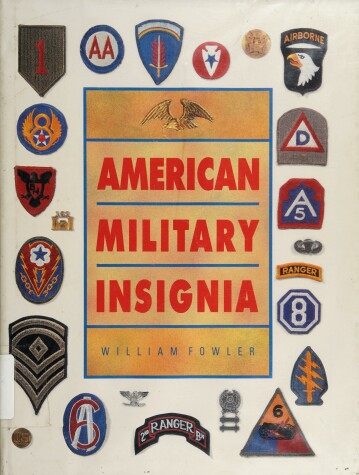 Book cover for American Military Insignia