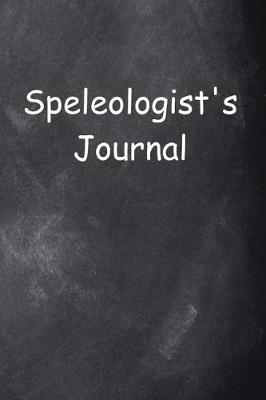 Cover of Speleologist's Journal Chalkboard Design