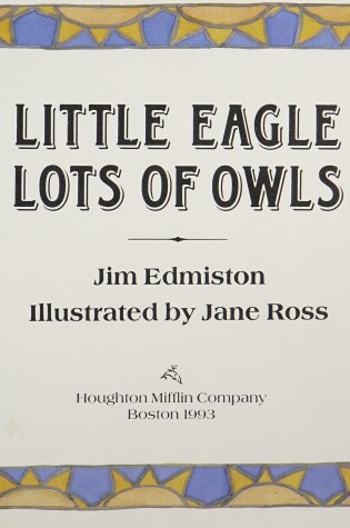 Cover of Little Eagle Lots of Owls