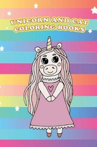 Cover of Unicorn and Cat coloring books
