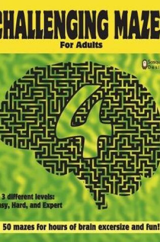 Cover of Challenging Mazes for adults 4