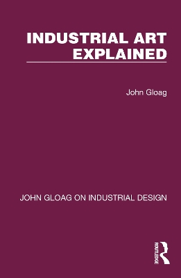 Book cover for Industrial Art Explained