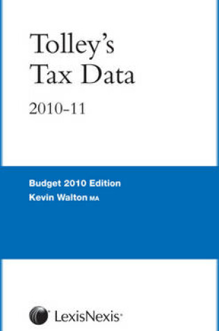 Cover of Tolley's Tax Data