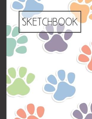 Book cover for Paw print Sketchbook