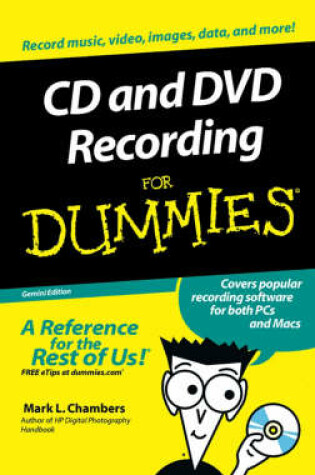 Cover of CD and DVD Recording for Dummies, Gemini Edition (Custom Book)