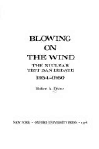Cover of Blowing on the Wind
