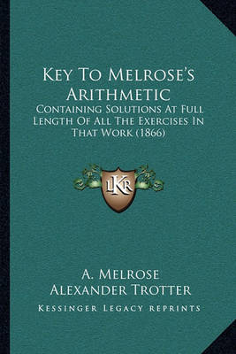 Book cover for Key to Melrose's Arithmetic