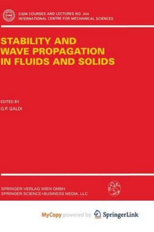 Cover of Stability and Wave Propagation in Fluids and Solids