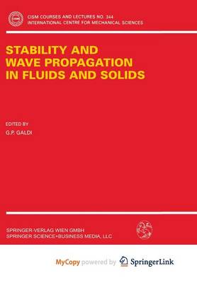 Book cover for Stability and Wave Propagation in Fluids and Solids