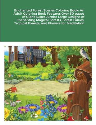 Book cover for Enchanted Forest Scenes Coloring Book