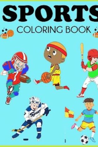 Cover of Sports coloring book