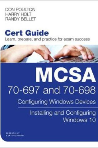 Cover of MCSA 70-697 and 70-698 Cert Guide