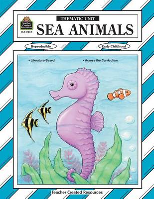 Book cover for Sea Animals Thematic Unit