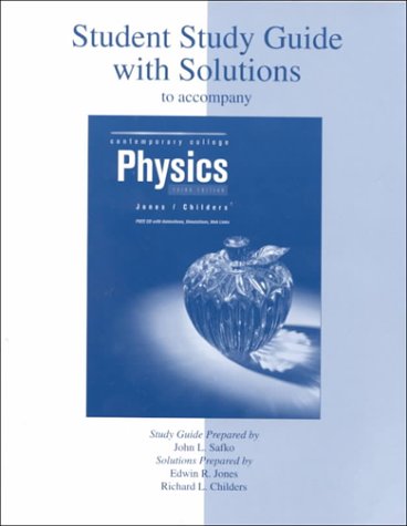 Book cover for Student Study Guide (Reprint)  to accompany Contemporary College Physics