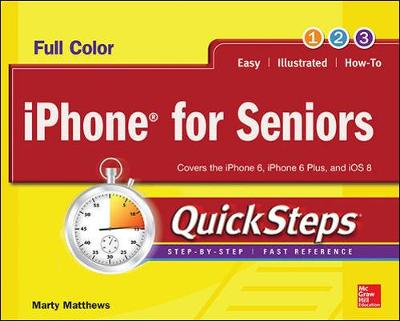 Book cover for iPhone for Seniors QuickSteps