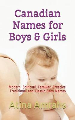 Book cover for Canadian Names for Boys & Girls