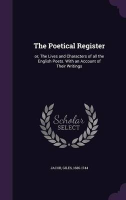 Book cover for The Poetical Register