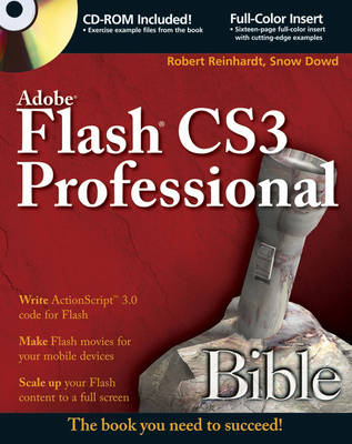 Cover of Adobe Flash CS3 Professional Bible