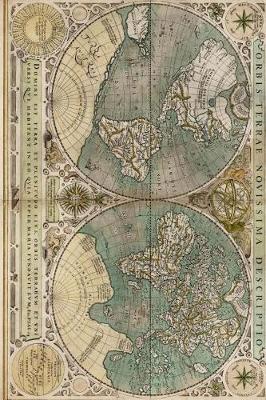 Book cover for Cool Antique Globe Half Map Journal