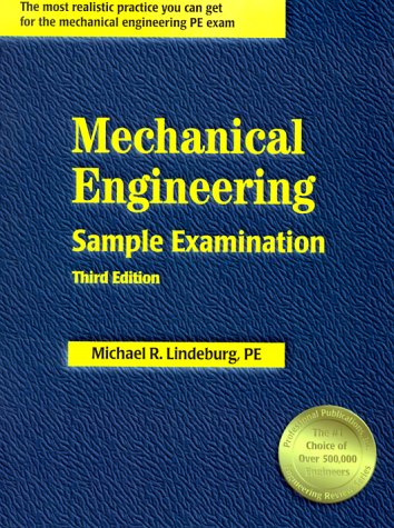 Cover of Mechanical Engineering Sample Examination