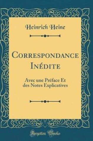 Cover of Correspondance Inédite