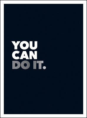 Book cover for You Can Do It