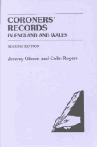 Cover of Coroners' Records in England and Wales