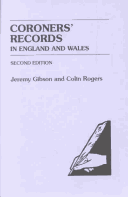 Book cover for Coroners' Records in England and Wales