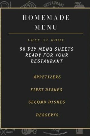 Cover of Homemade Menu - Restaurant Menu