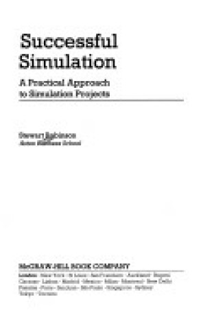 Cover of Successful Simulation: A Practical Approach to Simulation Projects