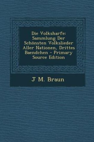 Cover of Die Volksharfe
