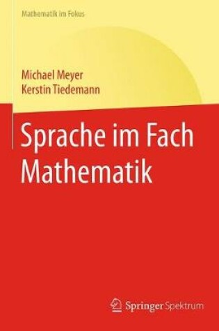 Cover of Sprache Im Fach Mathematik