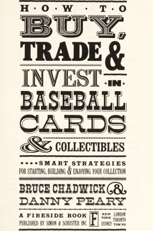 Cover of How to Buy, Trade & Invest in Baseball Cards & Collectibles