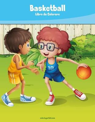 Cover of Basketball Libro da Colorare 1