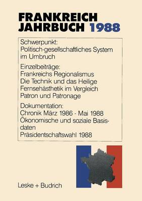 Book cover for Frankreich-Jahrbuch 1988