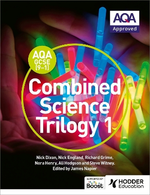 Book cover for AQA GCSE (9-1) Combined Science Trilogy Student Book 1