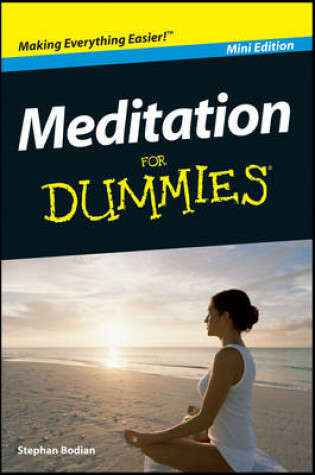 Cover of Meditation for Dummies, Mini Edition