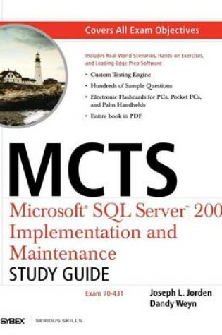 Cover of McTs: Microsoft SQL Server 2005 Implementation and Maintenance Study Guide