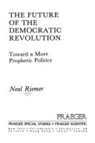 Cover of Future of Democratic Revolution