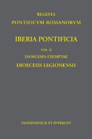 Cover of Regesta Pontificum Romanorum. Iberia Pontificia.