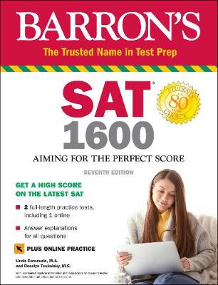 Book cover for SAT 1600 with Online Test