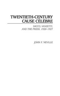 Book cover for Twentieth-Century Cause Celebre