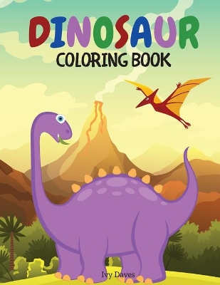 Book cover for Dinosaur Coloring Book