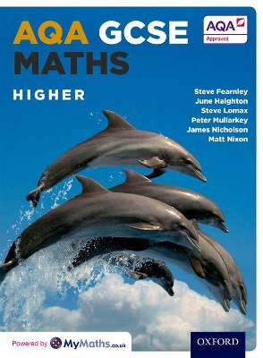 Book cover for AQA GCSE Maths Higher Student Book