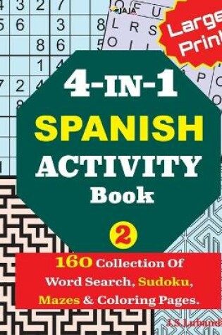 Cover of 4-IN-1 SPANISH ACTIVITY Book, 2