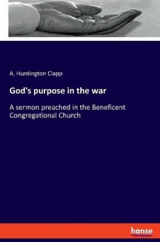 Cover of God's purpose in the war