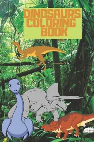 Cover of Dinosaurs coloring BOOK